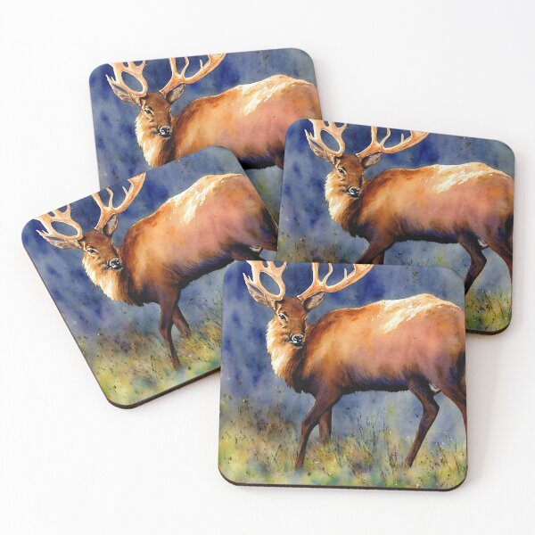 Artikelvorschau, Elk highly detailed watercolor painting entworfen und verkauft von DrawItOnce.