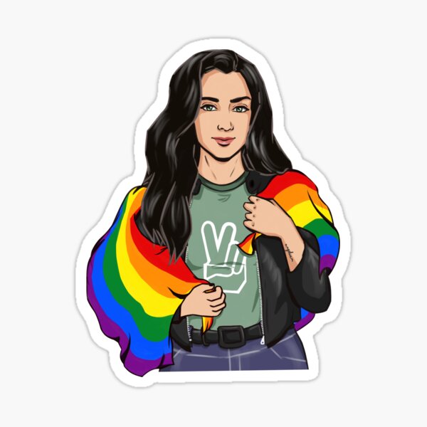 Lauren Jauregui (LGBT FLAG)" Sticker for Sale by milalxser | Redbubble