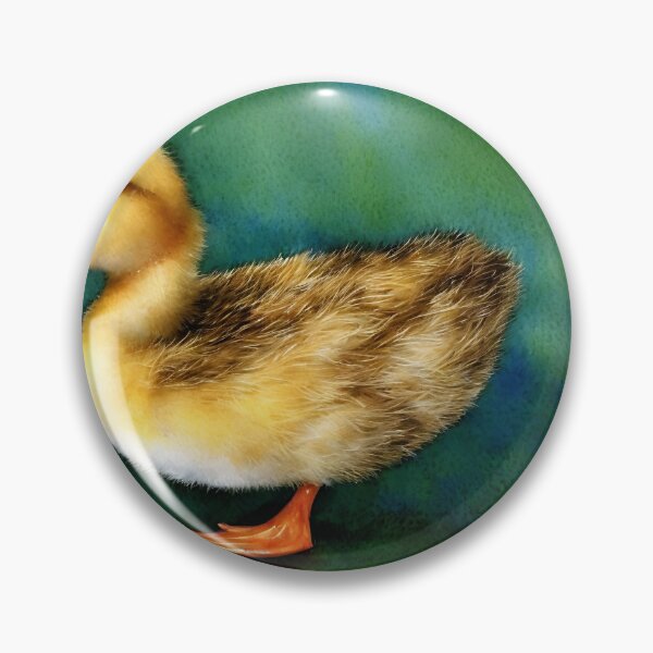 Artikelvorschau, Duckling highly detailed watercolor painting entworfen und verkauft von DrawItOnce.