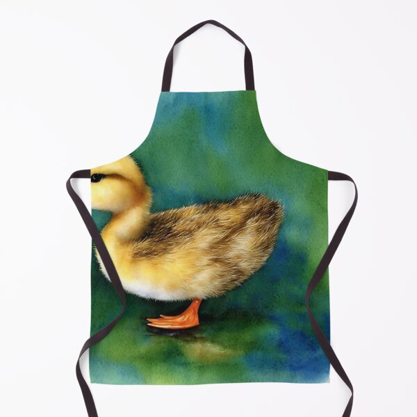 Aperçu de l'œuvre Duckling highly detailed watercolor painting créée et vendue par DrawItOnce.