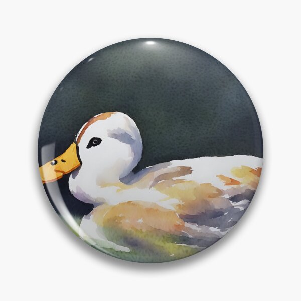 Artikelvorschau, Duck highly detailed watercolor painting entworfen und verkauft von DrawItOnce.