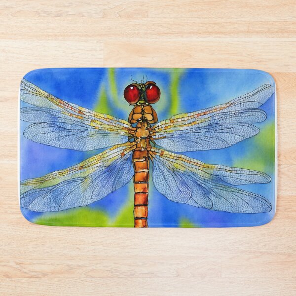 Artikelvorschau, Dragonfly highly detailed watercolor painting entworfen und verkauft von DrawItOnce.
