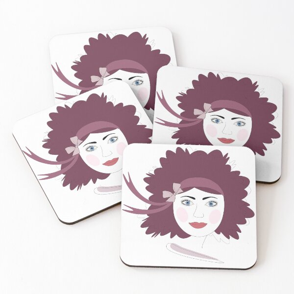 Item preview, abstract woman face designed and sold by SunGraphicArt.