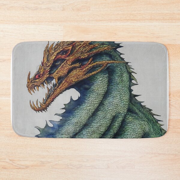 Artikelvorschau, Dragon highly detailed watercolor painting entworfen und verkauft von DrawItOnce.