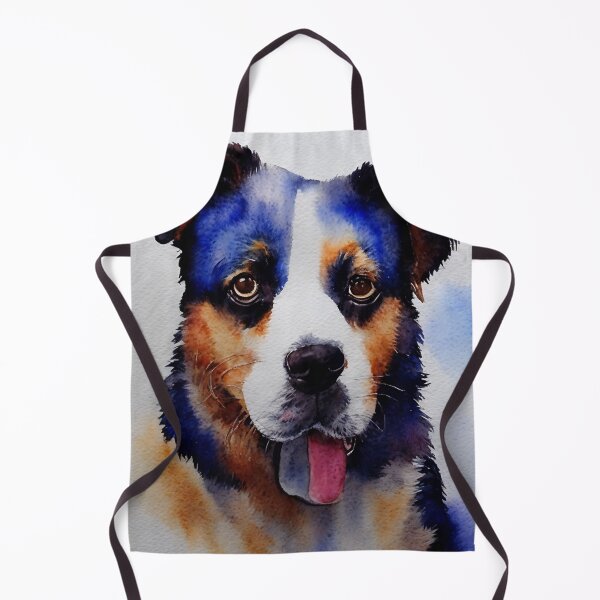 Artikelvorschau, Dog highly detailed watercolor painting entworfen und verkauft von DrawItOnce.