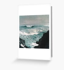 Canon Rock, 1895 Winslow Homer Greeting Card
