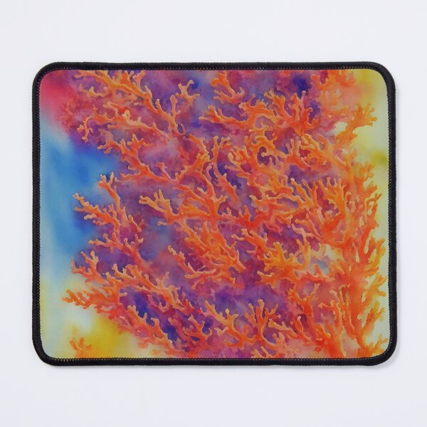 Artikelvorschau, Coral highly detailed watercolor painting entworfen und verkauft von DrawItOnce.