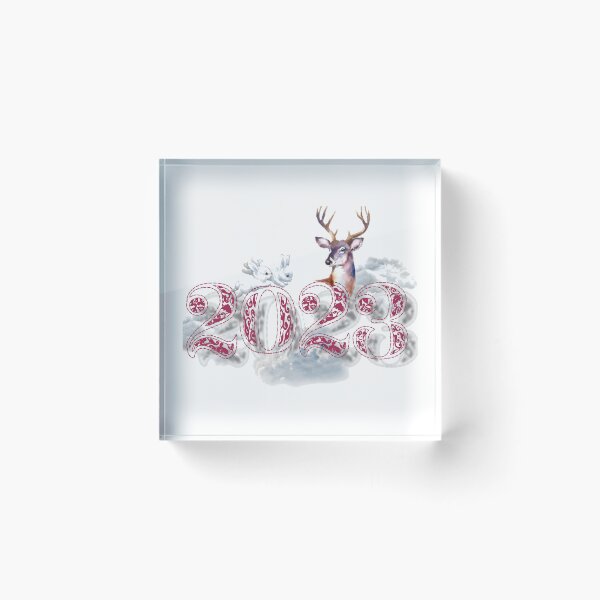 Item preview, Happy New year, 2023,watercolor, color of year  designed and sold by Mialunaa.
