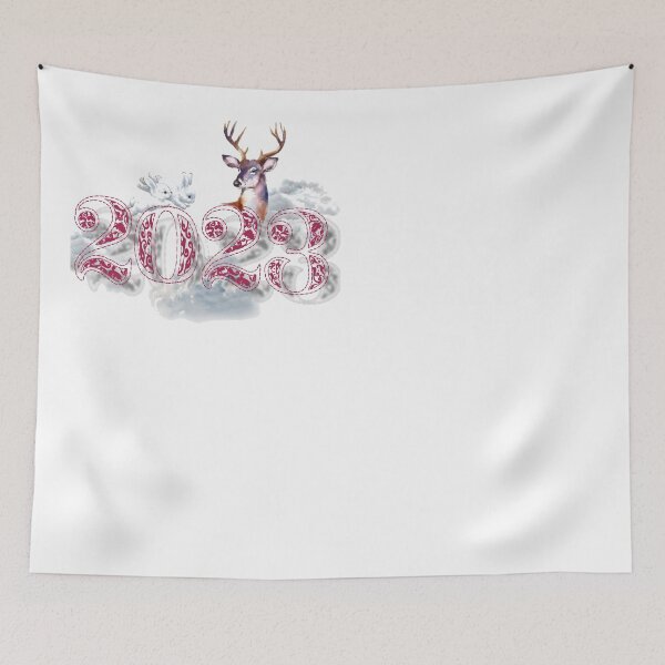Item preview, Happy New year, 2023,watercolor, color of year  designed and sold by Mialunaa.