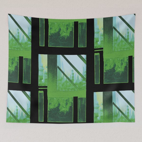 Item preview, Verdant Spring Cityscape  designed and sold by BlackArtichoke.