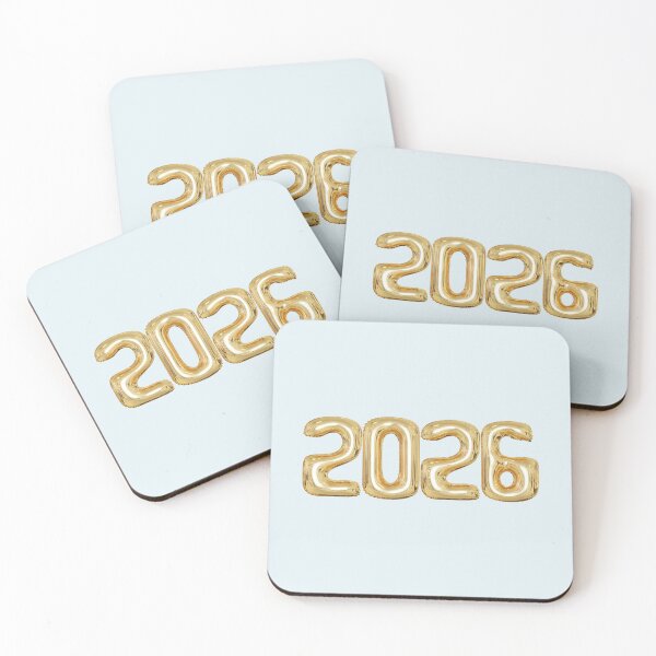 Item preview, 2026 Year Gold Foil Balloon Style designed and sold by teeworthy.