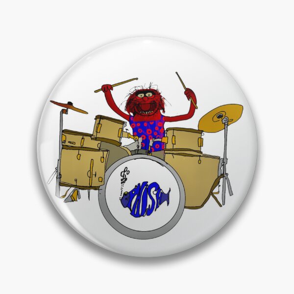 Artikelvorschau, Phish x Die Muppets | Tier, das die Trommeln spielt entworfen und verkauft von rock-facts-.