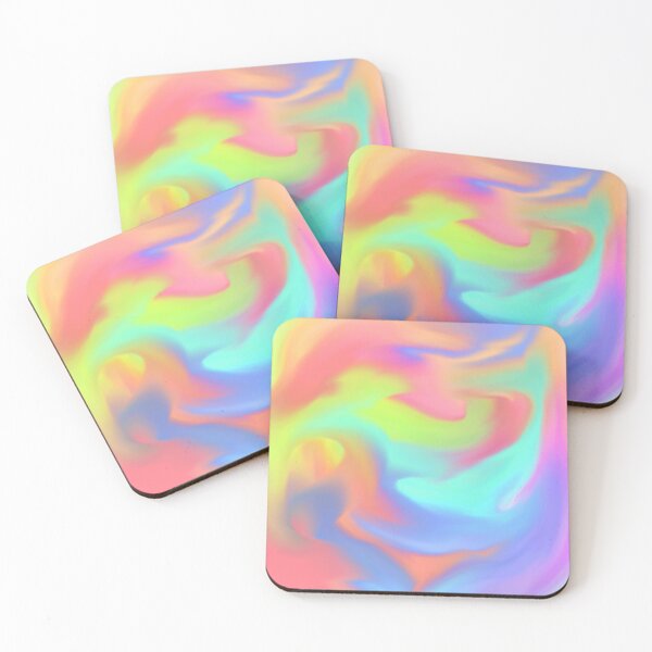 Item preview, Rainbow fluid canvas  designed and sold by Charmy Design.