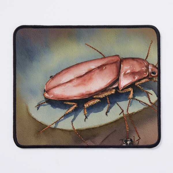 Artikelvorschau, Cockroach highly detailed watercolor painting entworfen und verkauft von DrawItOnce.