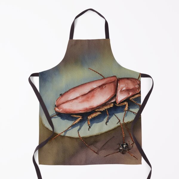 Item preview, Cockroach highly detailed watercolor painting designed and sold by DrawItOnce.