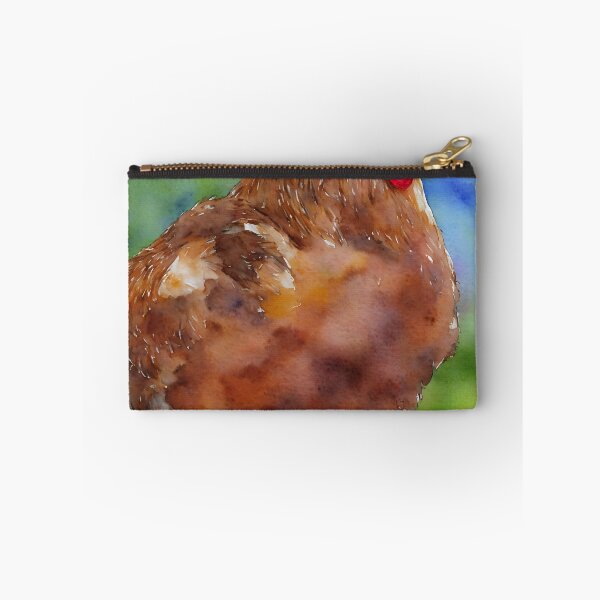 Item preview, Chicken highly detailed watercolor painting designed and sold by DrawItOnce.