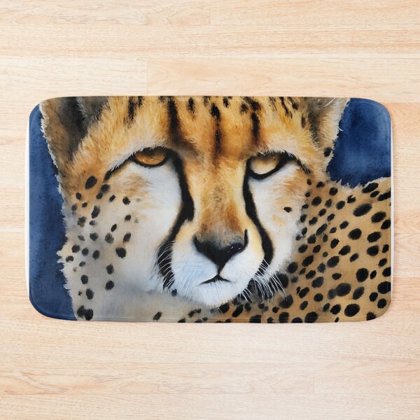 Artikelvorschau, Cheetah highly detailed watercolor painting entworfen und verkauft von DrawItOnce.