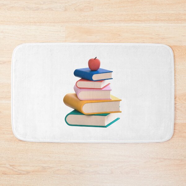 Item preview, 3D School Elements Composition Stacked Books and Apple designed and sold by ItsBubbleTea.
