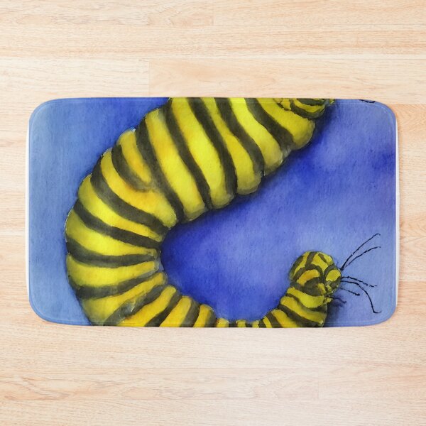 Artikelvorschau, Caterpillar highly detailed watercolor painting entworfen und verkauft von DrawItOnce.