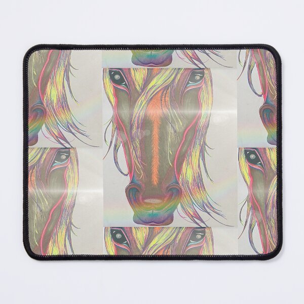 Item preview, Colourful Rainbow Fantasy Horse Art designed and sold by Sheeshai23.