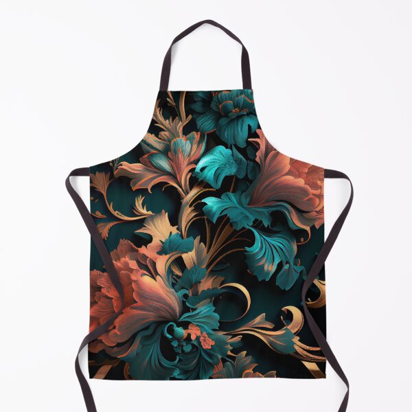 Item preview, Luxury Floral Pattern Digital Painting designed and sold by CodeAndColors.