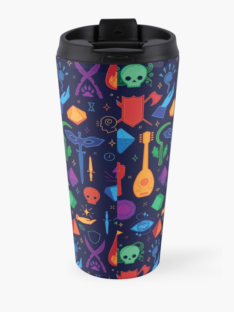 Alternate view of DnD Forever - Color Travel Coffee Mug