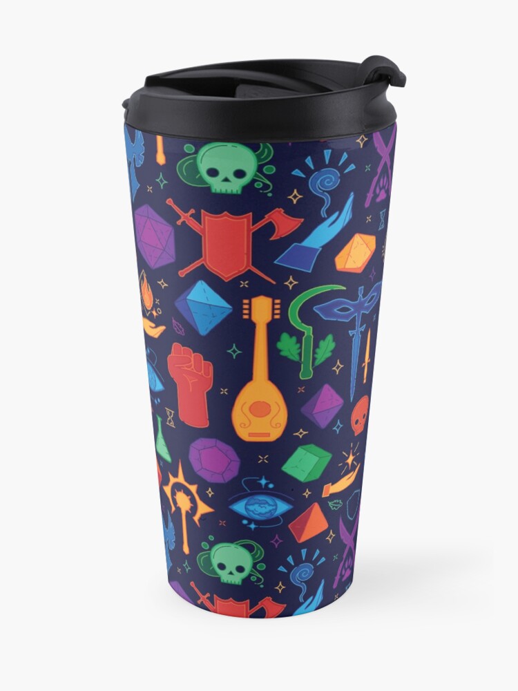 Alternate view of DnD Forever - Color Travel Coffee Mug