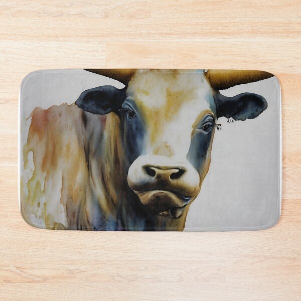 Artikelvorschau, Bull highly detailed watercolor painting entworfen und verkauft von DrawItOnce.