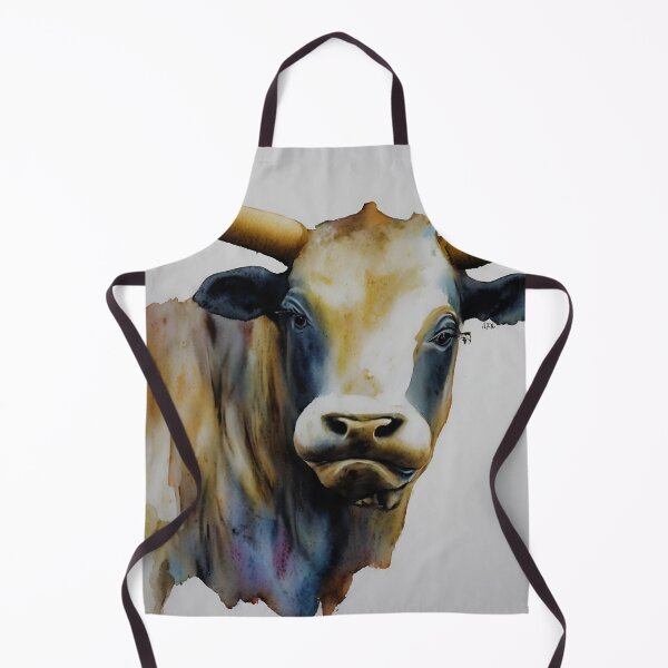 Artikelvorschau, Bull highly detailed watercolor painting entworfen und verkauft von DrawItOnce.