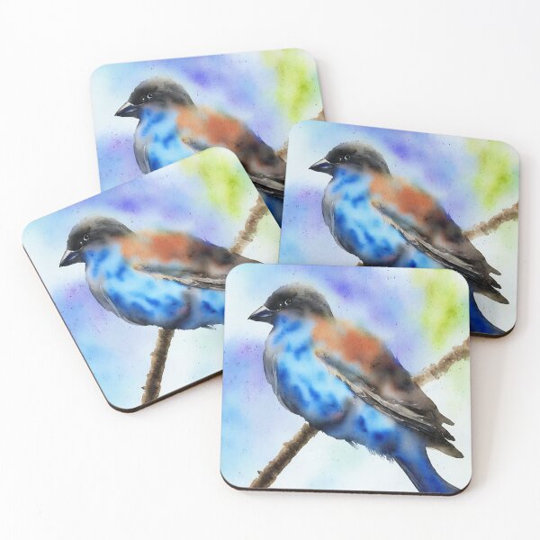 Item preview, Bird highly detailed watercolor painting designed and sold by DrawItOnce.