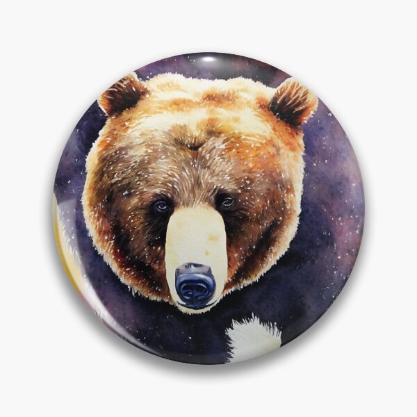 Artikelvorschau, Bear highly detailed watercolor painting entworfen und verkauft von DrawItOnce.