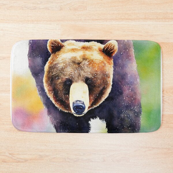 Artikelvorschau, Bear highly detailed watercolor painting entworfen und verkauft von DrawItOnce.