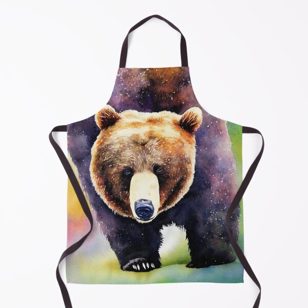 Item preview, Bear highly detailed watercolor painting designed and sold by DrawItOnce.