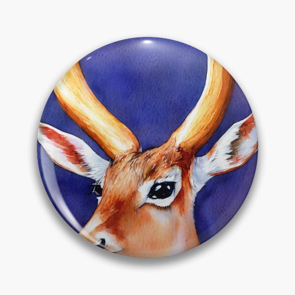 Artikelvorschau, Antelope highly detailed watercolor painting entworfen und verkauft von DrawItOnce.