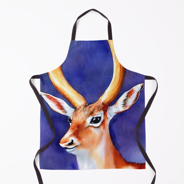 Item preview, Antelope highly detailed watercolor painting designed and sold by DrawItOnce.