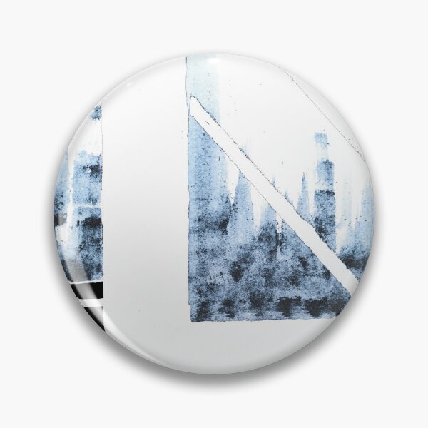 Item preview,  Blue Cityscape winter snowstorm designed and sold by BlackArtichoke.