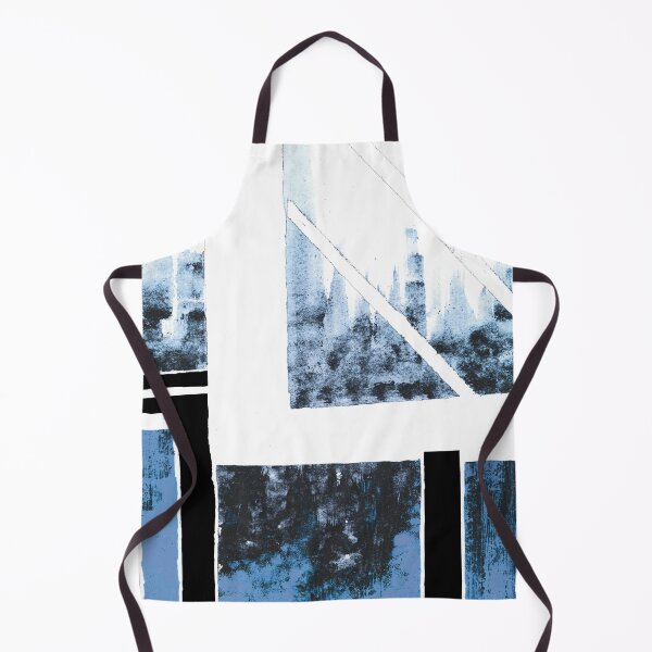 Item preview,  Blue Cityscape winter snowstorm designed and sold by BlackArtichoke.