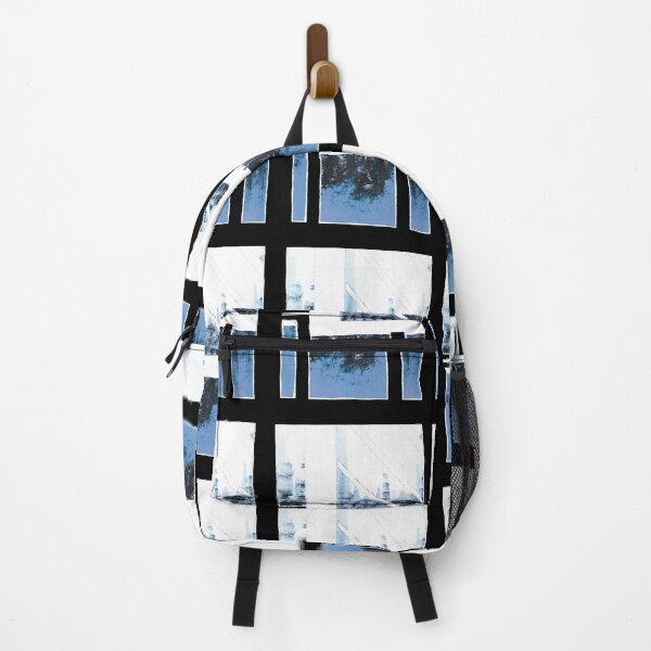 Item preview, Blue Cityscape winter snowstorm designed and sold by BlackArtichoke.