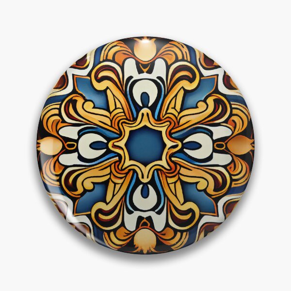 Artikelvorschau, Fine Smooth New Mediterranean Pattern Digital Painting entworfen und verkauft von CodeAndColors.