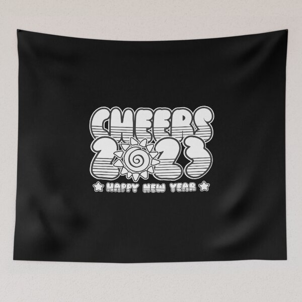 Item preview, Cheers to the New Year - funny saying designed and sold by VichallanStudio.