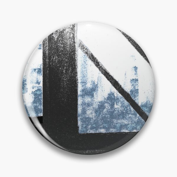 Item preview, Blue Cityscape winter whiteout designed and sold by BlackArtichoke.