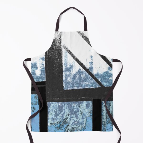 Item preview, Blue Cityscape winter whiteout designed and sold by BlackArtichoke.
