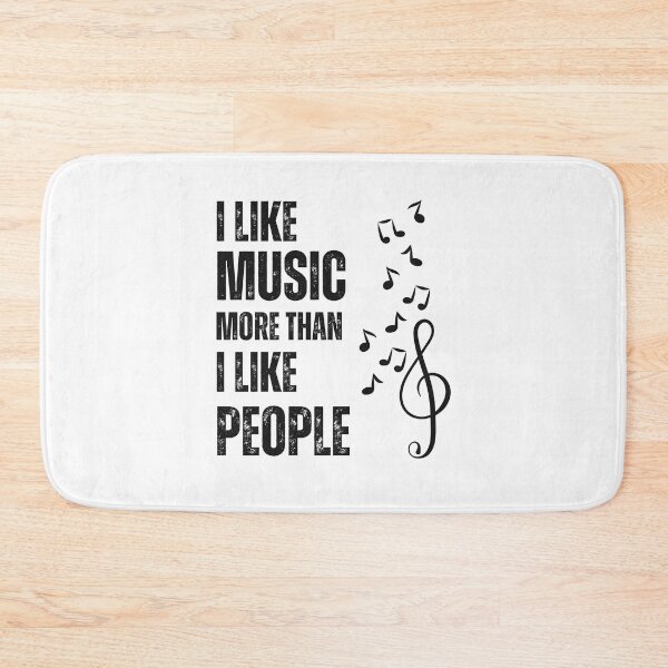 Item preview, i like music more than i like people designed and sold by SwifTech.