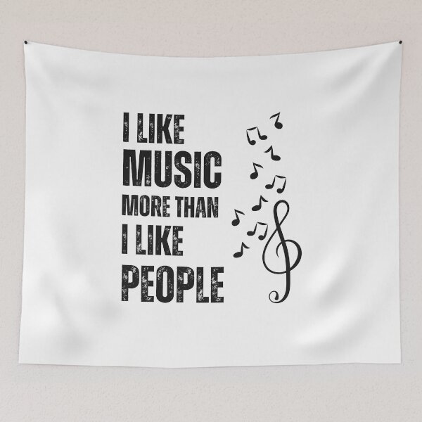 Item preview, i like music more than i like people designed and sold by SwifTech.