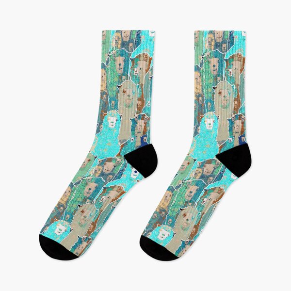 Item preview, Band of Faded Alpacas (Faded and Transparent Grunge Surface Design) designed and sold by MindCereal.