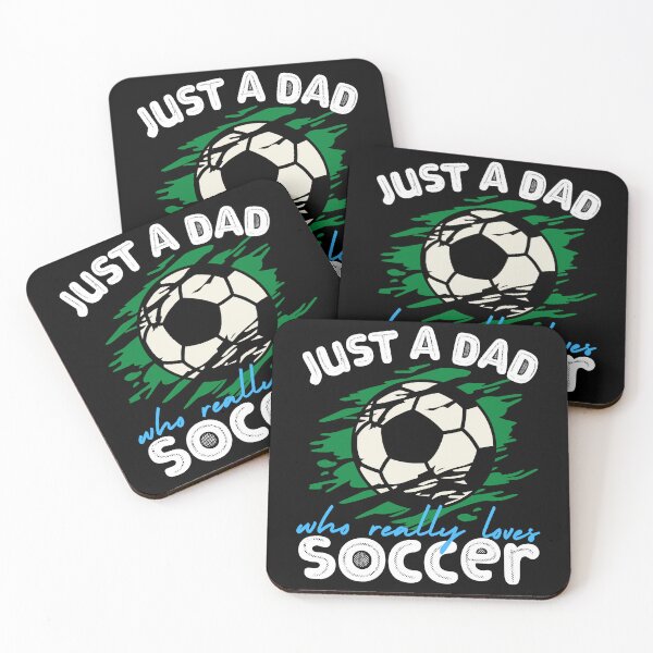 Item preview, Just a Dad Who Loves Soccer  designed and sold by to-esu.