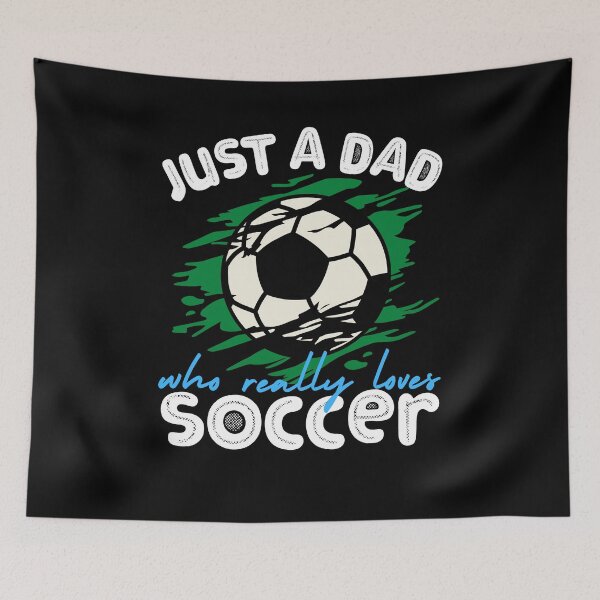 Item preview, Just a Dad Who Loves Soccer  designed and sold by to-esu.