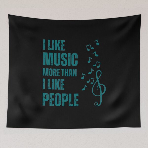 Item preview, i like music more than i like people designed and sold by SwifTech.