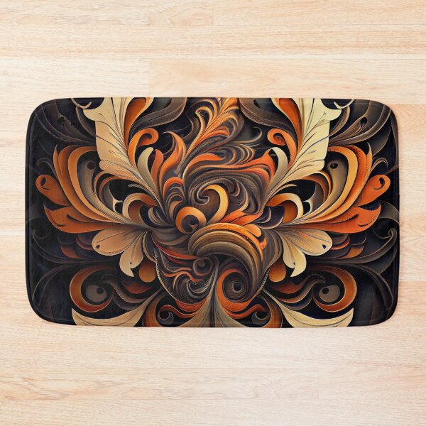 Item preview, Aggressive Flowing Traditional Pattern Digital Painting designed and sold by CodeAndColors.