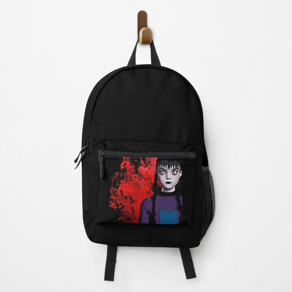 Item preview, Cool Illustration Of Wednesday Addams on a Red Liquid Smoke from the Netflix Wednesday Show designed and sold by Kodexstore.